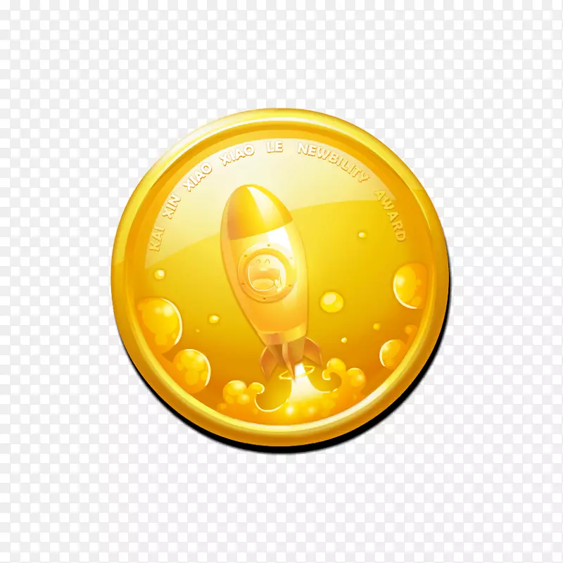 圆形火箭金币
