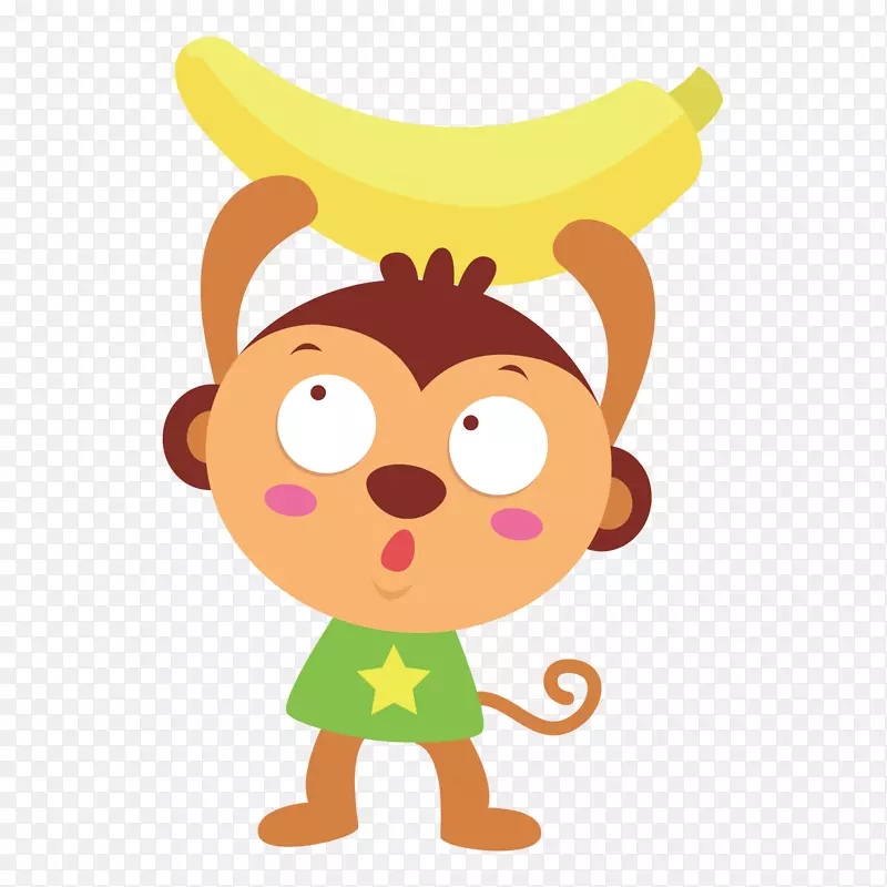 初夏水果猴子香蕉
