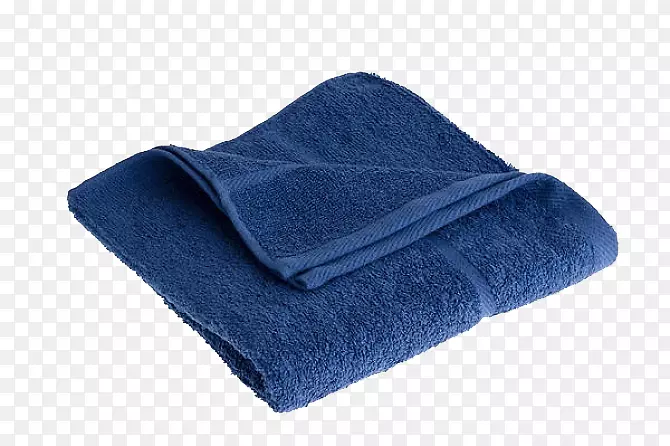 墨蓝色的一块毛巾