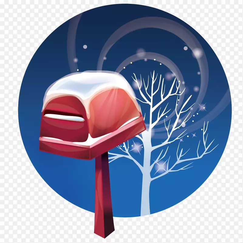 雪中的邮箱