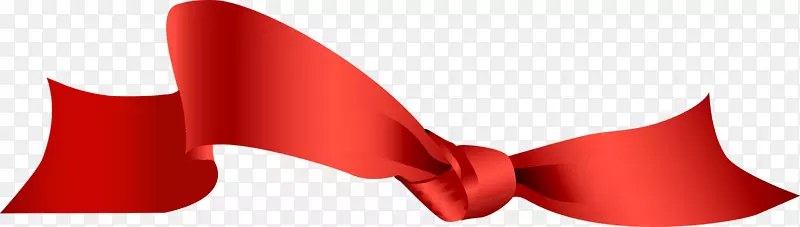 红色飘曳的带子