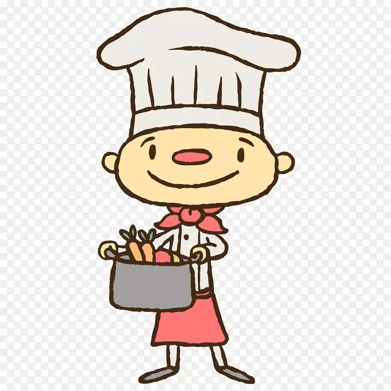 卡通手绘厨师人物设计