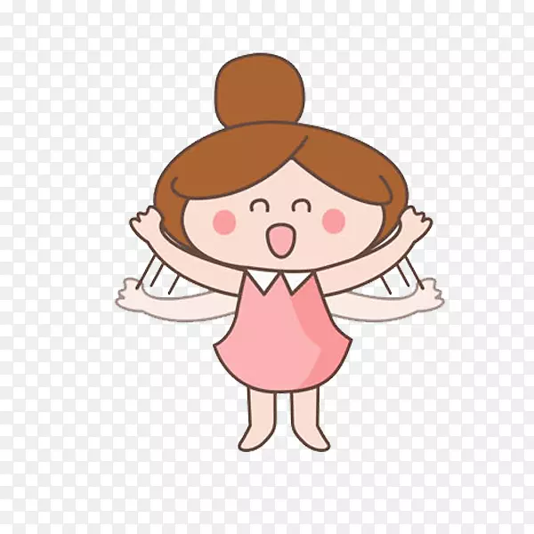 舞动双手的女孩PNG图片素材下载_图片编号ypvkzeoy-免抠素材网