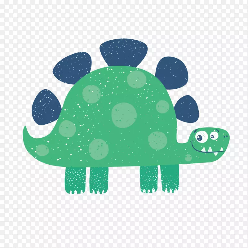 绿色创意恐龙动物元素