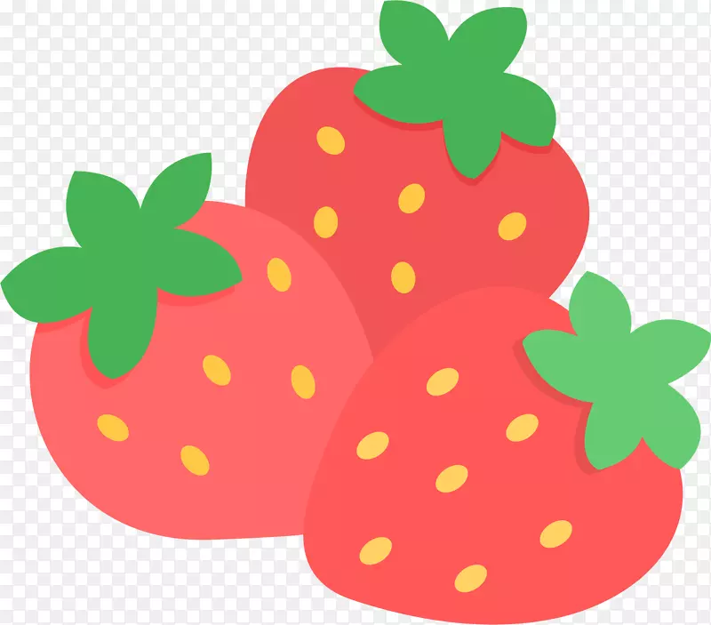 卡通草莓西瓜免抠png装饰