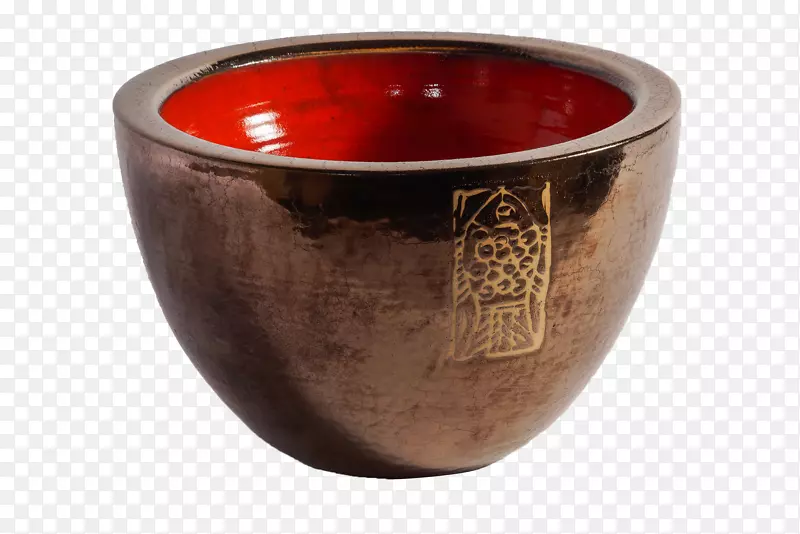 中国风棕色蓄水陶缸