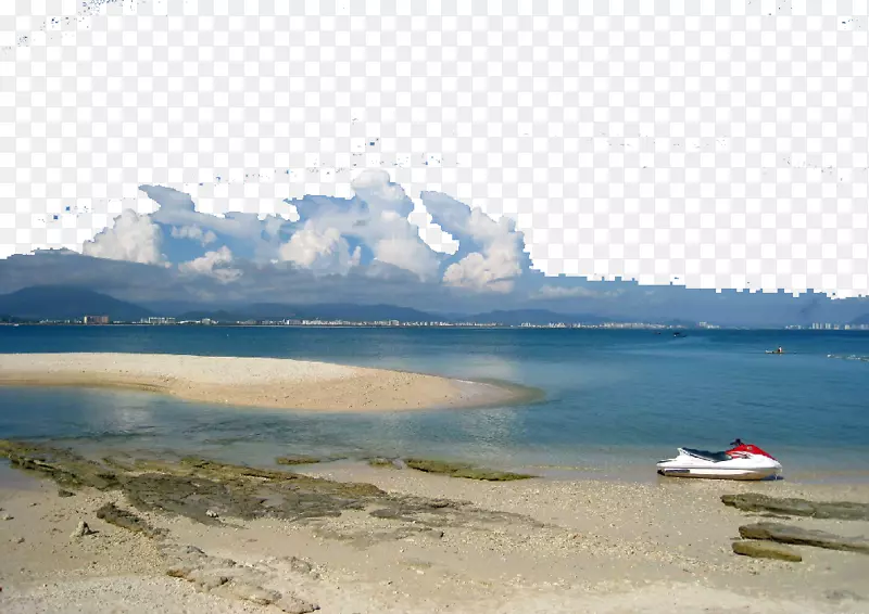 平静的海滩