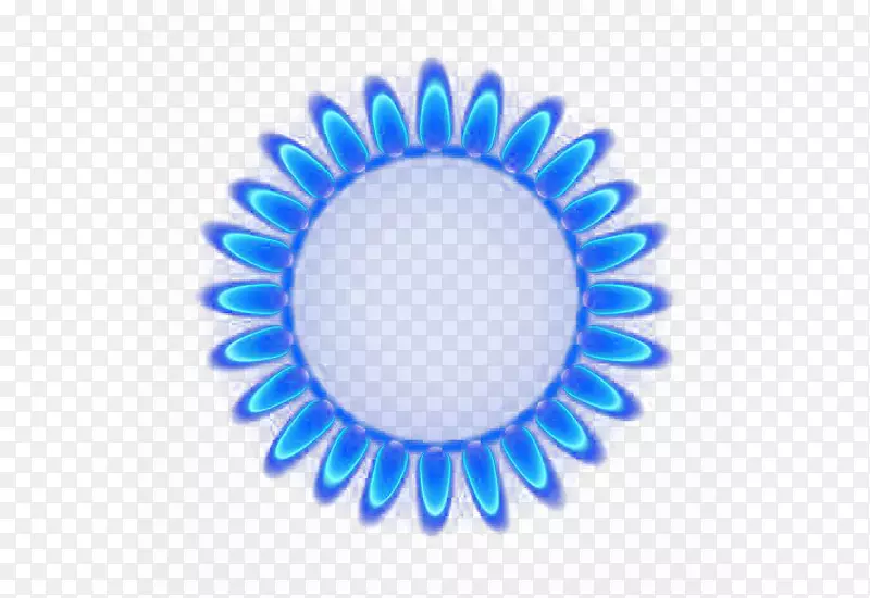 创意蓝色火焰圆环