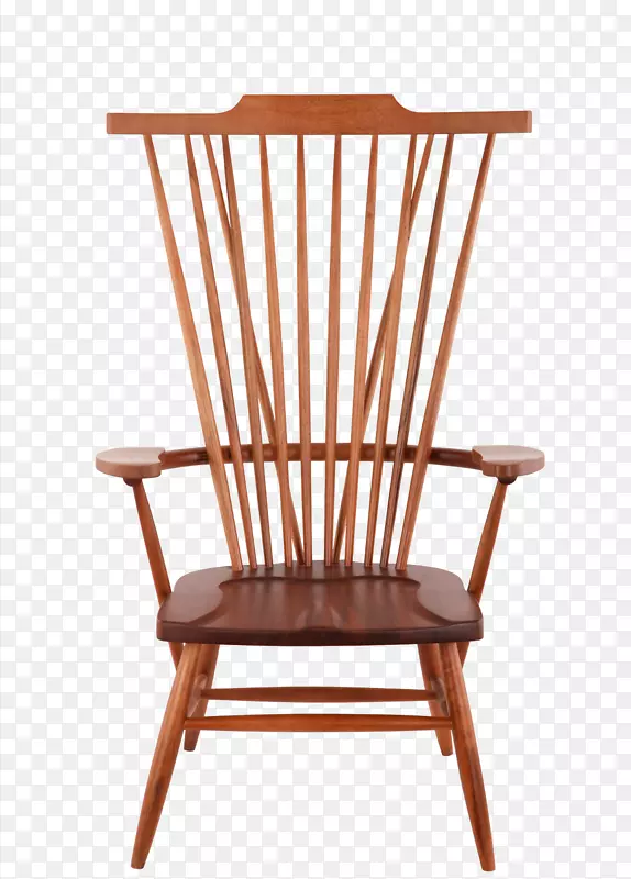 中式风格木制椅子免扣png