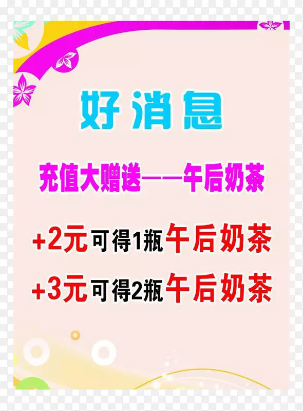 奶茶店台牌