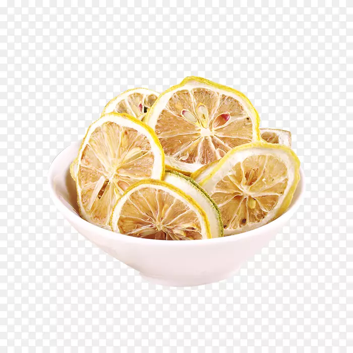 一碗柠檬片
