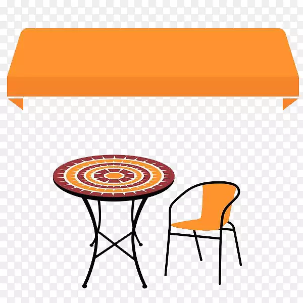 一张桌子与一个板凳