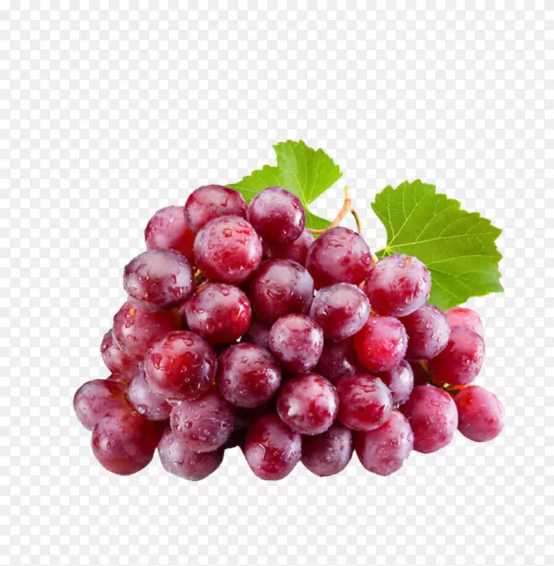 新鲜红色葡萄