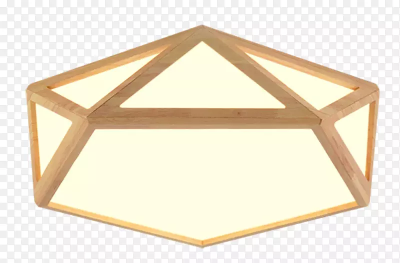 几何实木日式灯具