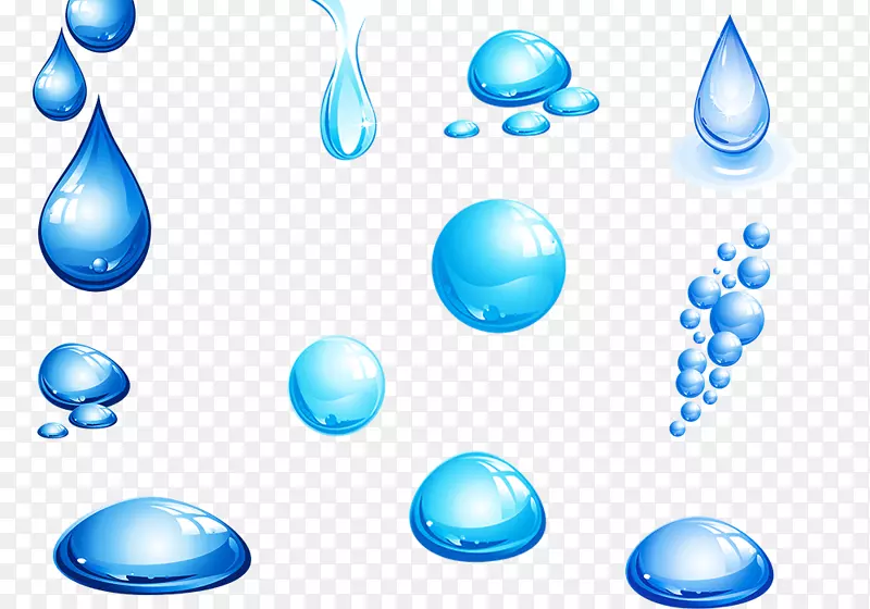 水滴水泡素材