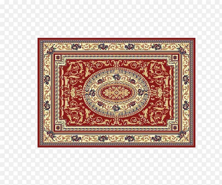 时尚复古欧式花纹地毯免费图片
