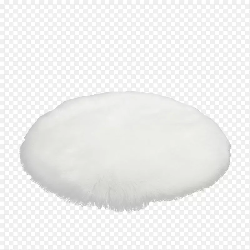 纯羊毛圆形地毯PNG图