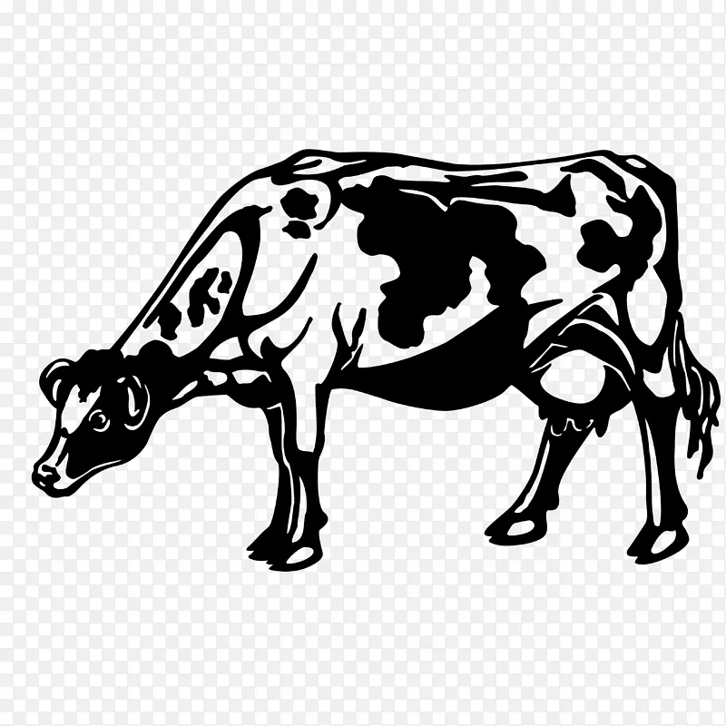 简笔画牛装饰素材图案