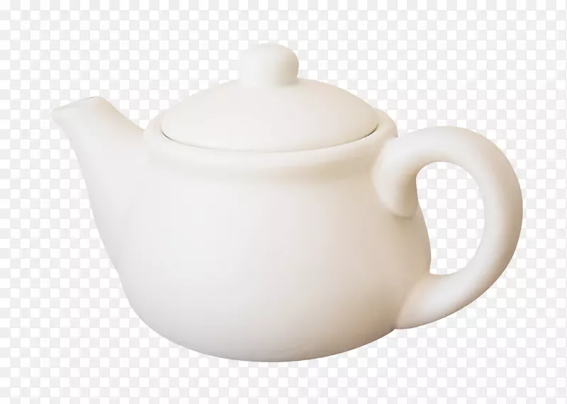 白色的茶壶免抠素材