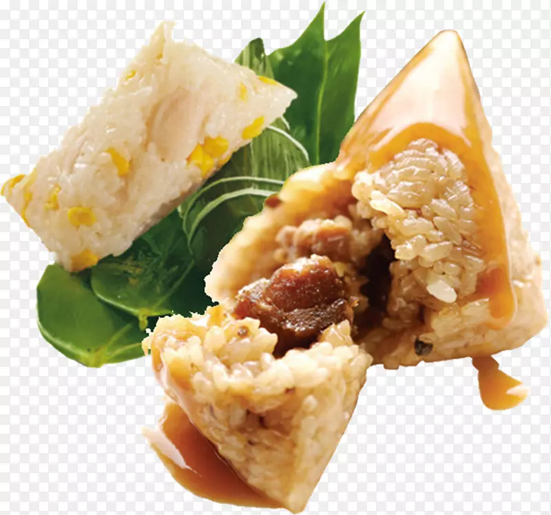 创意肉粽装饰图案