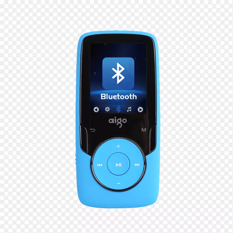 时尚蓝色MP3蓝牙录音器