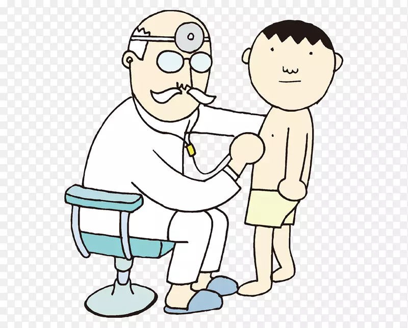 漫画风宝宝查体