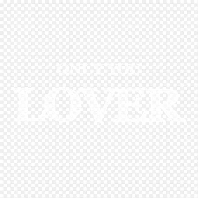 lover英文字体设计元素