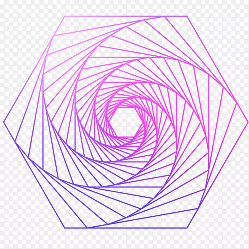 六边形紫色科技渐变网格背景图