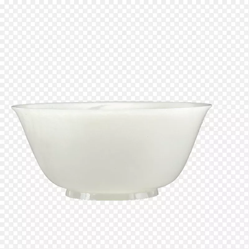 白色的玉碗