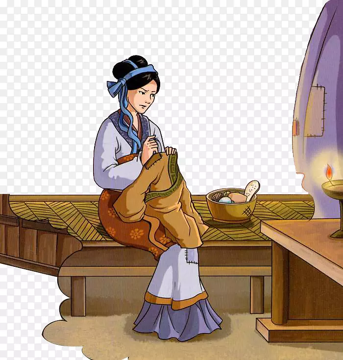 游子吟插画PNG图片素材下载_图片编号yxnplbny-免抠素材网