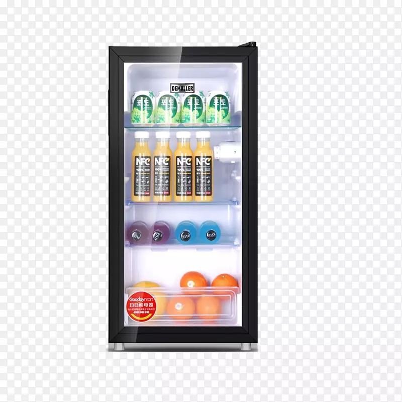 小型单门式冰箱设计
