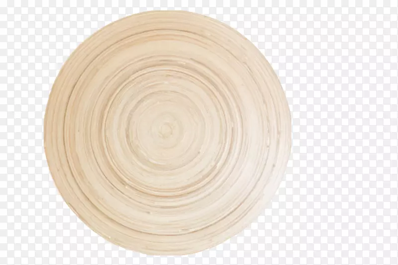 棕色木质螺纹纹理的圆木盘实物
