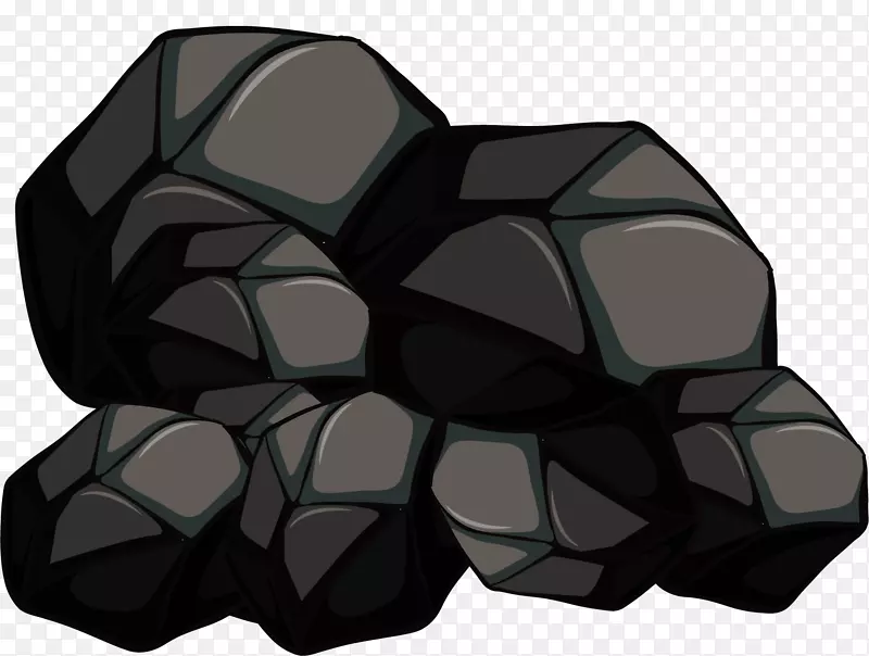 一堆黑色岩石纹理