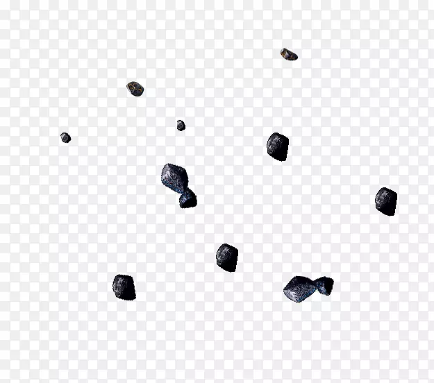 黑色漂浮碎石