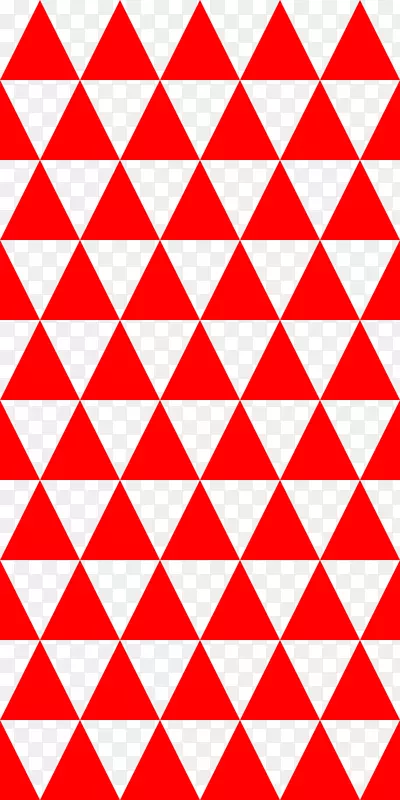 红三角图案