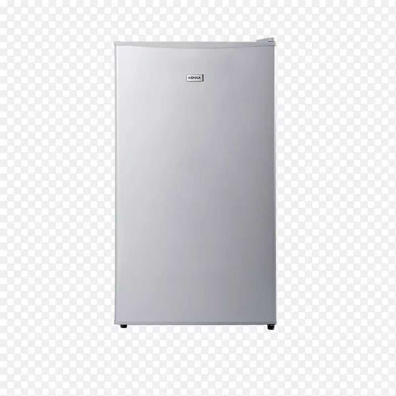 灰色单门式冰箱设计