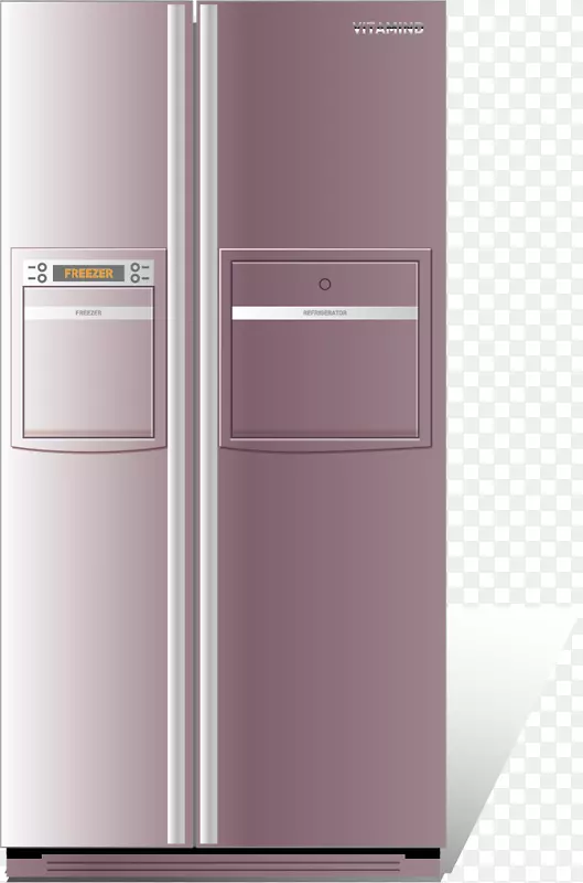 电冰箱矢量素材，