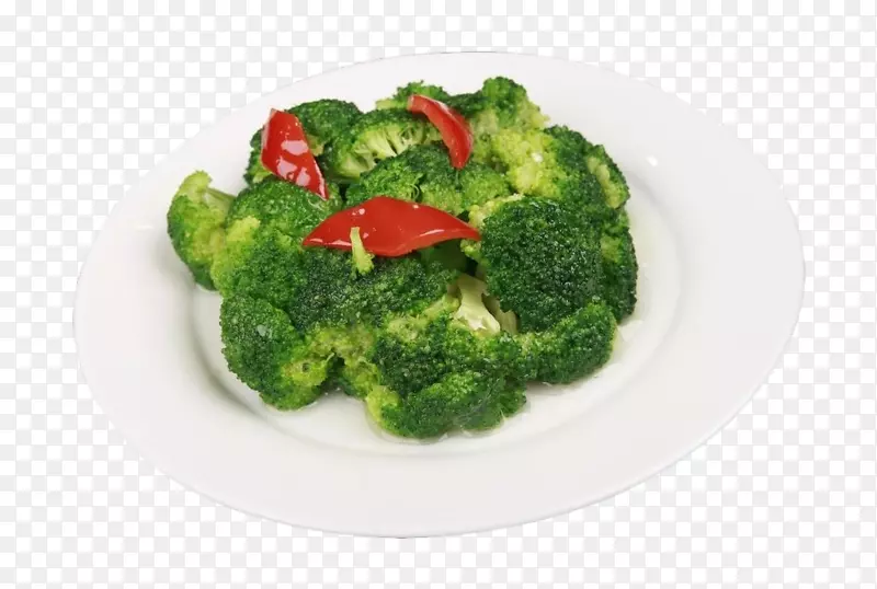 绿色蔬菜美味清炒西蓝花