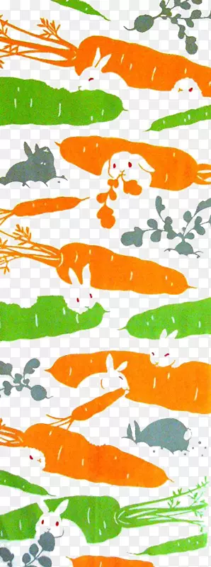 白兔吃萝卜