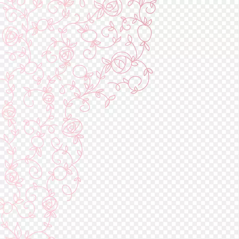 精美粉色花纹底纹矢量图