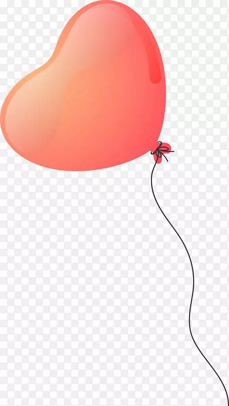 情人节红色可爱爱心气球