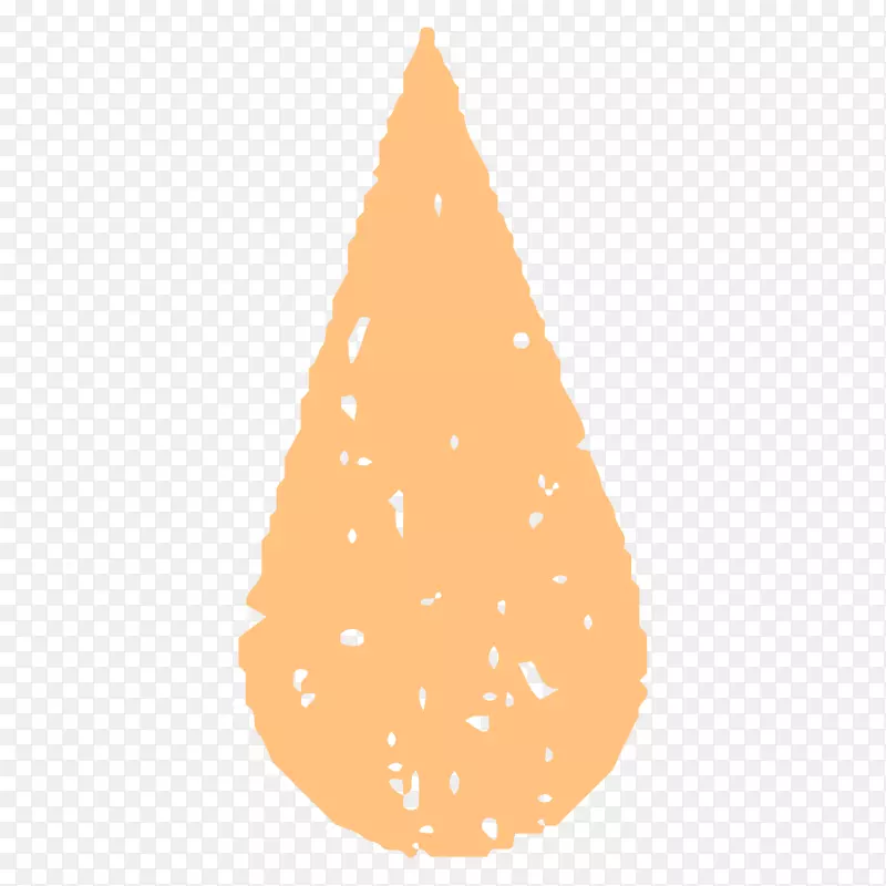 黄色日系水滴插画