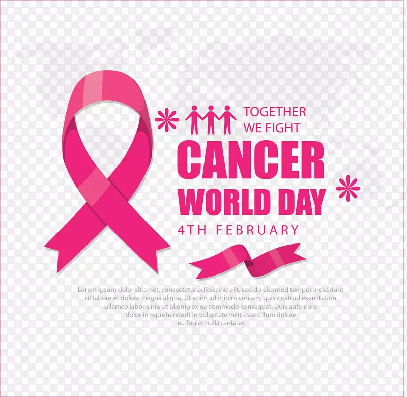 世界癌症日粉红丝带