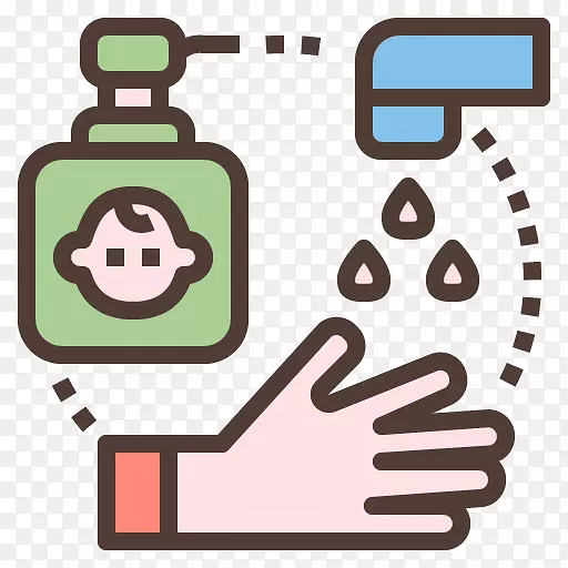 绿色的婴儿洗手液