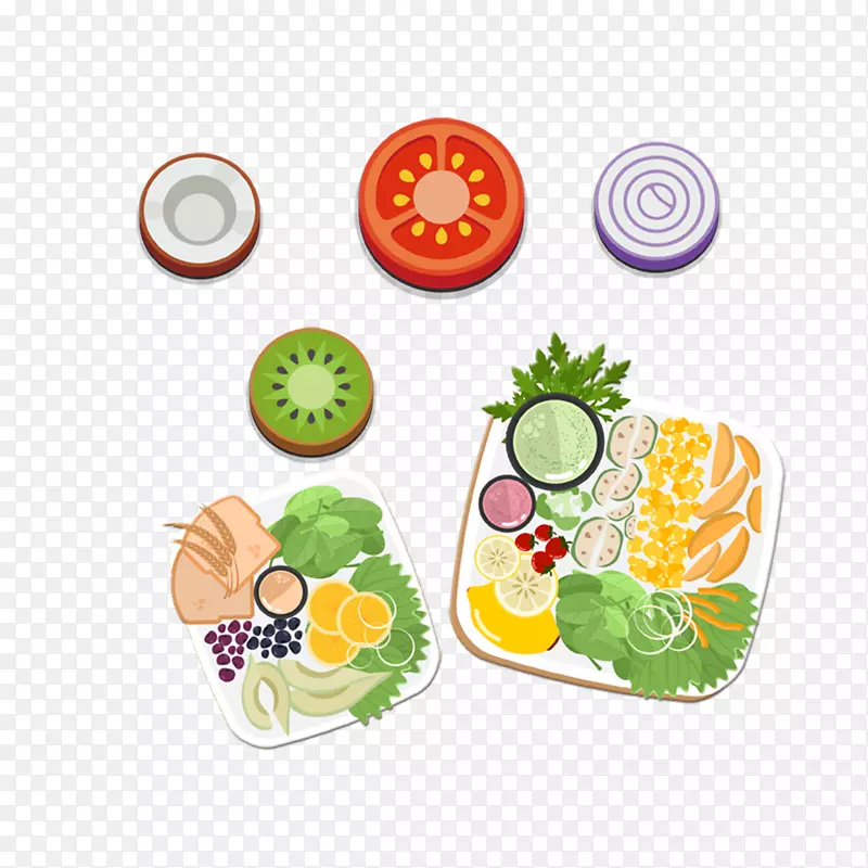 食物日系插画
