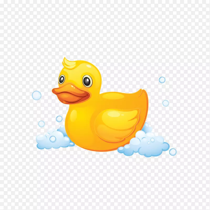 卡通鸭子矢量图下载