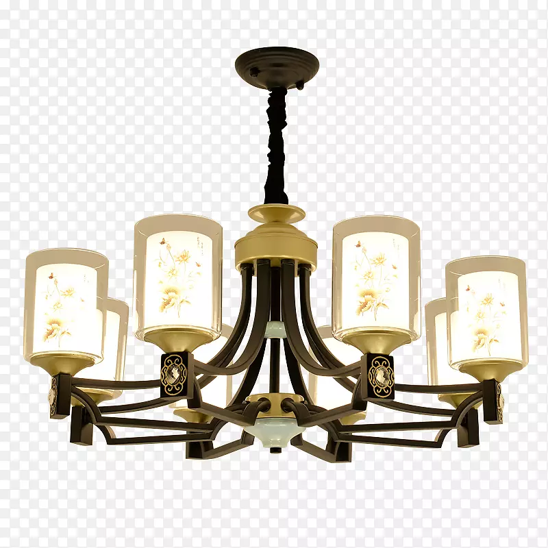 实物漂亮中国新中式灯具