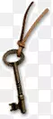 古铜色创意古老钥匙吊坠