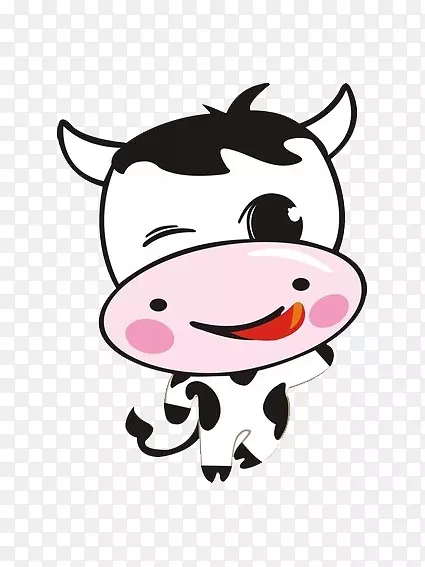 开心的小牛