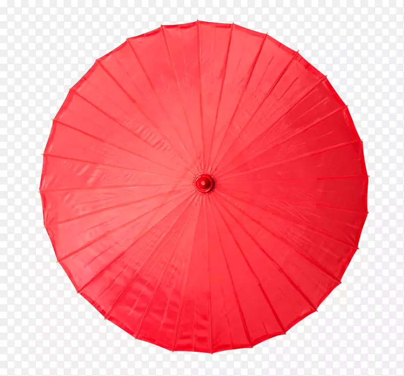 红色油纸伞
